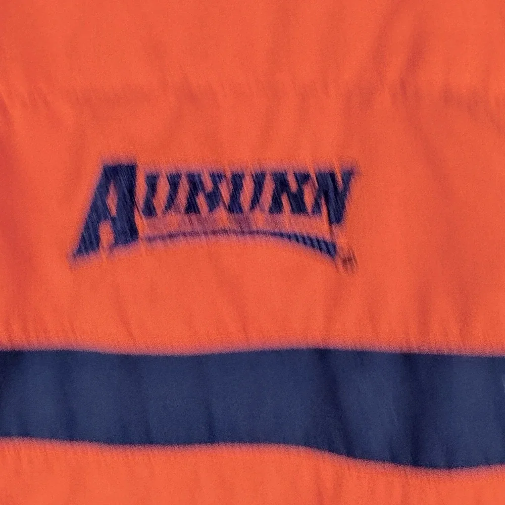 Nike Team Auburn Tigers Full Zip Clima-Fit Wind Breaker Jacket Orange Large NCAA